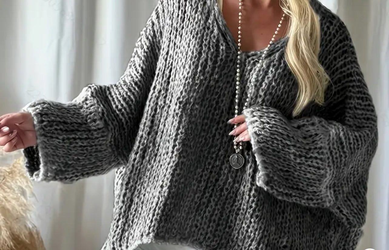 Winter Warm V Neck Sweater